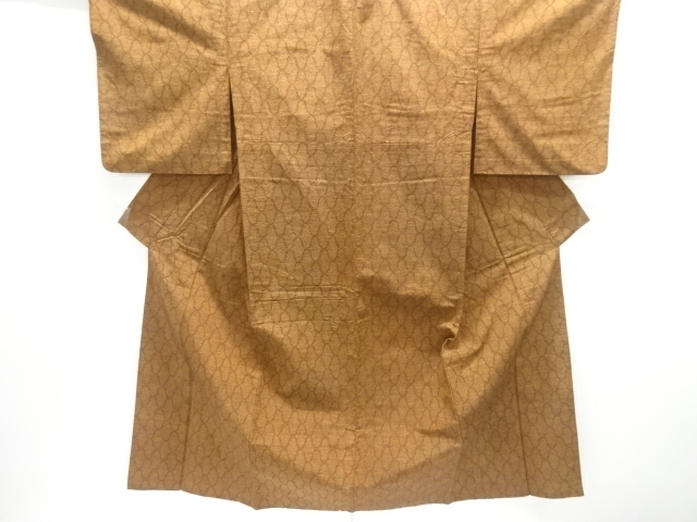 JAPANESE KIMONO / HITOE KIMONO / SILK / TSUMUGI / WOVEN MESH